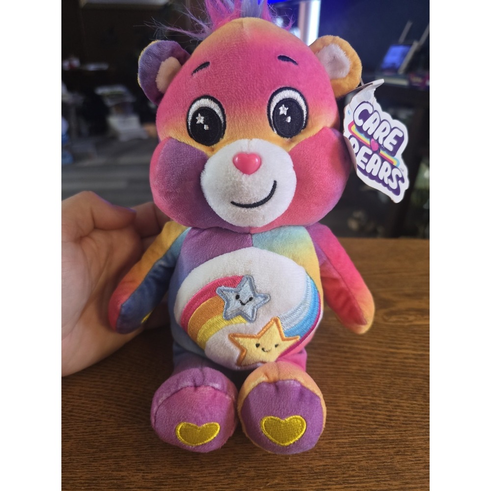 NWT 2022 Basic Fun Care Bears 9" Dare To Care Bear Plush Stuffed‎ Animal Toy